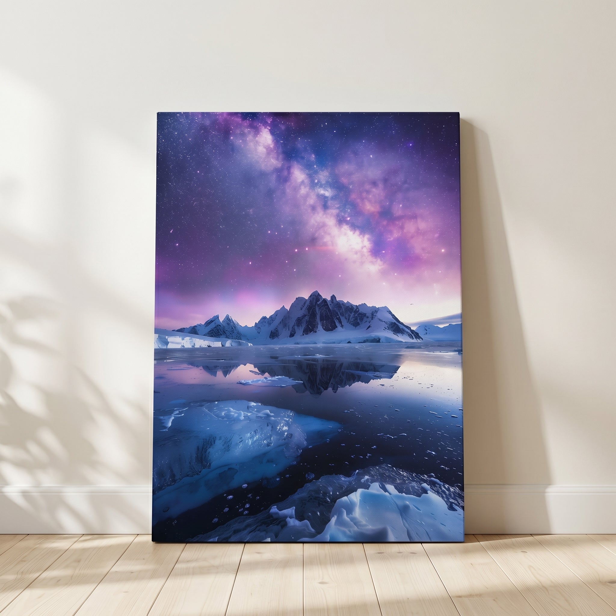Aurora — Milky Way Over Ice