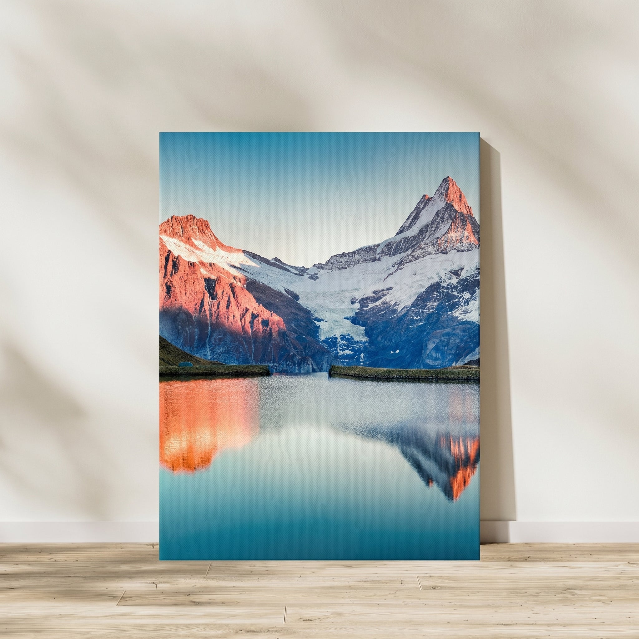 The Mirror Peaks — Alpine Landscape Art